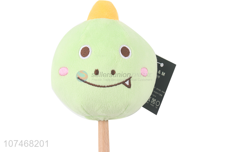 Low price soft stuffed monster massage stick plush hammer