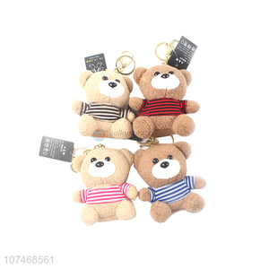 Suitable price stuffed bear key chain handbag pendant toy