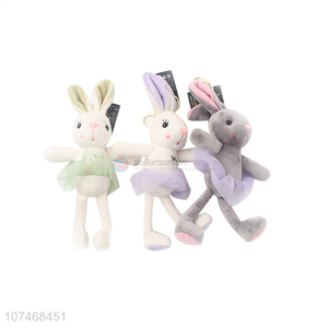 Popular products plush rabbit keychain toys bag hanging decoration