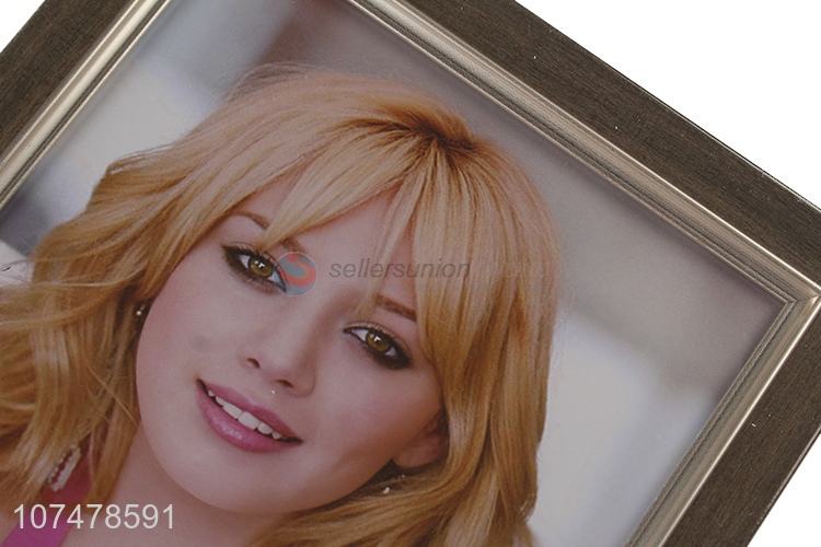 best sale rectangle Photo Frame with back stander