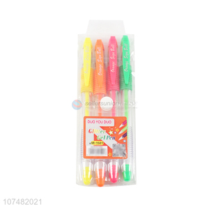 Good Quality 4 Pieces Glitter Gel Pen Set