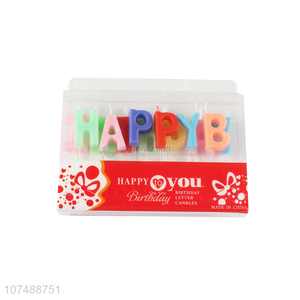 Good Sale Colorful Cake Candle Birthday Letters Candle