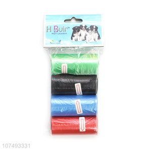 Wholesale Disposable Dog Poop Bag Plastic Pet Waste Bag