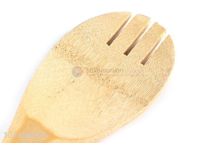 Low price eco-friendly kitchen utensil bamboo cooking spoon