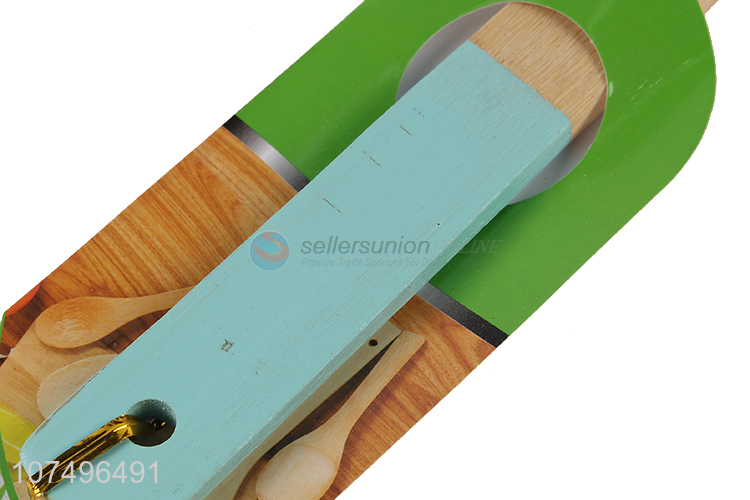 Low price eco-friendly kitchen utensil bamboo cooking spoon