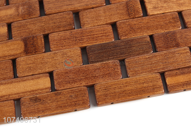 Good sale non-slip bamboo placemat square wooden coasters