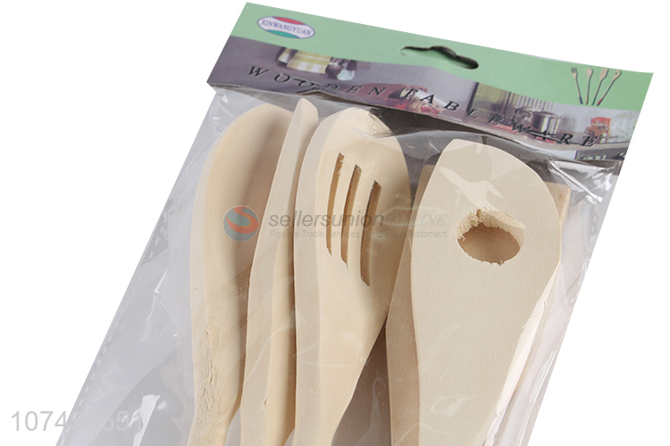 Good sale bamboo cooking tool set bamboo spatula turner set