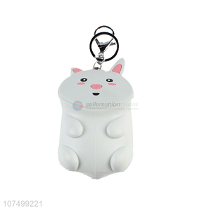 Good Quality Cartoon Silicone Coin Purse  With Key Chain