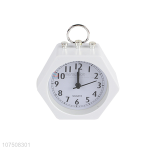 Custom logo bedroom alarm clock snooze table clock