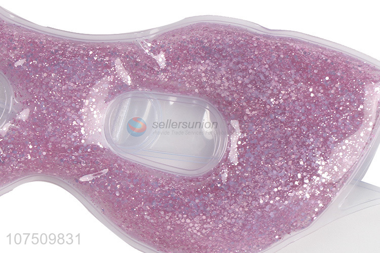 Best Price Relieve Fatigue Reusable Cooling Gel Eye Mask With Glitter Powders