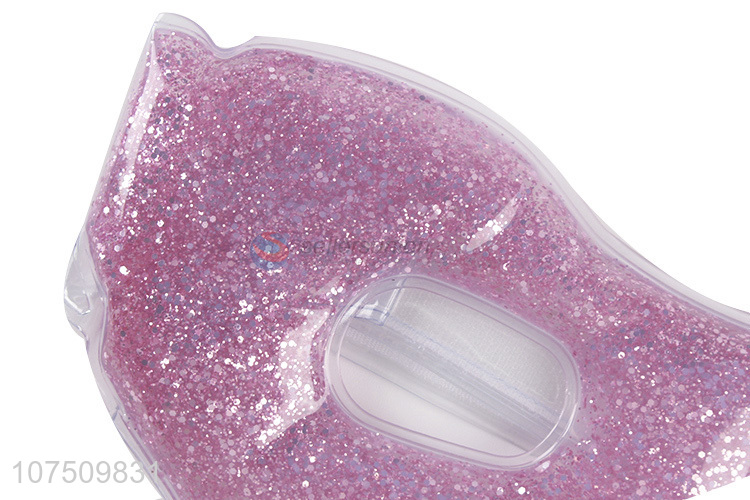 Best Price Relieve Fatigue Reusable Cooling Gel Eye Mask With Glitter Powders