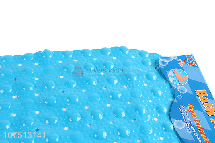 Factory custom non-slip pvc shower bath tub mat with suction cups