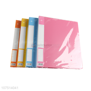 Good Quality 3 Ring Binder Clip Document Folder