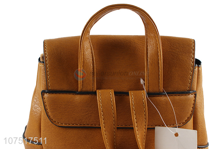 Good Quality Ladies PU Leather Small Backpack