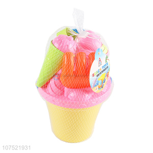 Unique Design Plastic Play Sand Model Toy Beach Bucket Set