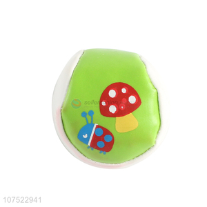 Cartoon Printing PU Leather Toy Sandbag Mini Footbag