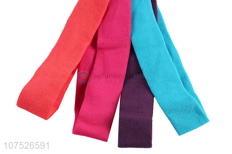 Hot selling anti-slip hairband headband elastic yoga sweatband