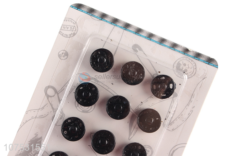 Good Quality 12 Pieces Snap Button Snap Fasteners