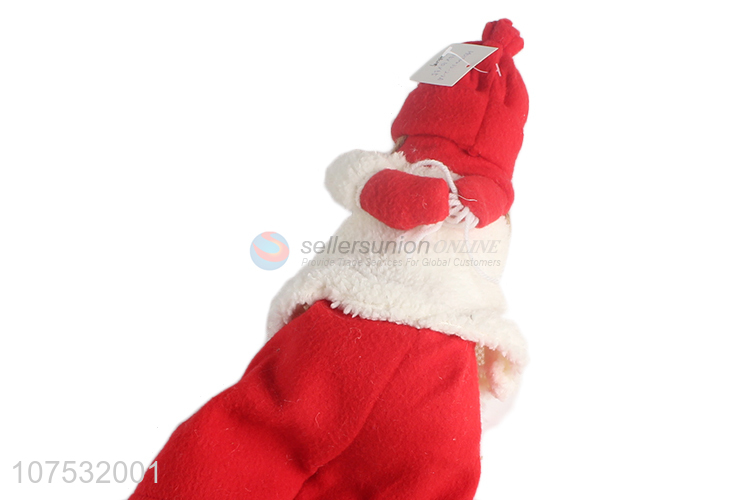 Hot sale Christmas fabric doll kids toy for home decoration