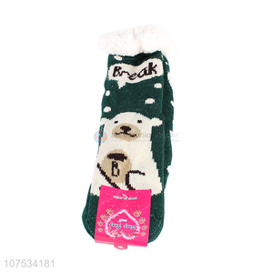 Most popular ladies winter room floor socks thick socks