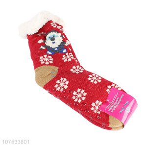 China manufacturer ladies winter warm floor socks home socks