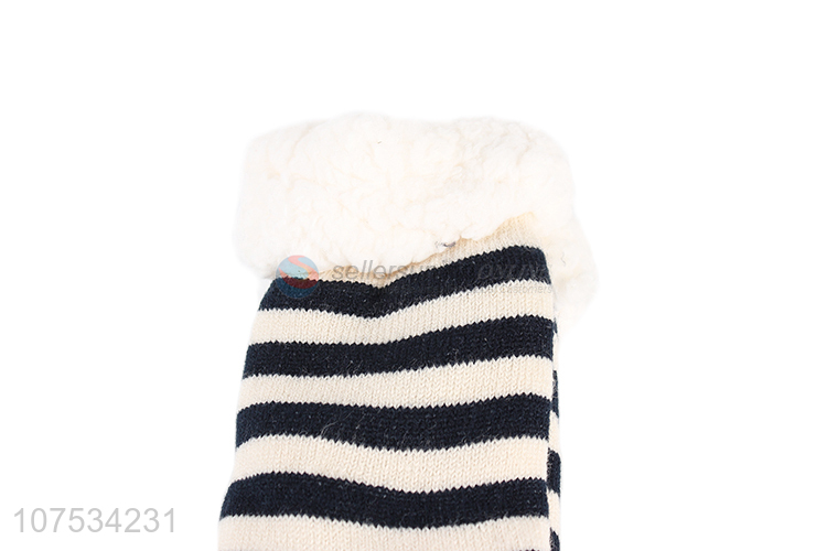 Popular products women winter socks fleece-lined slipper socks