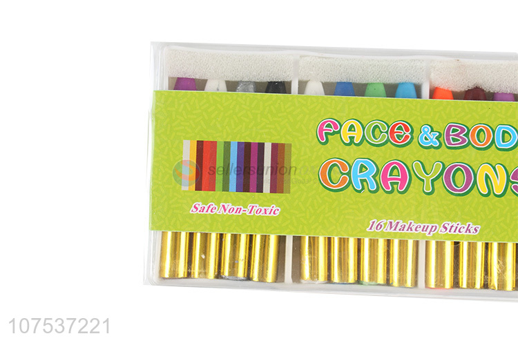 Wholesale 16 Colors Safe Non-Toxic Body Face Paint Crayon