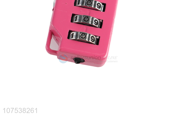 Creative Design 3 Digit Colorful Coded Lock Combination Lock