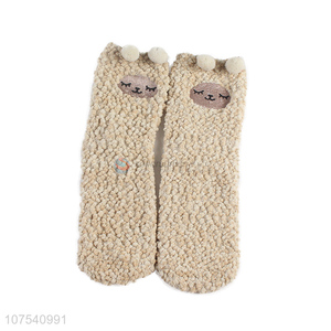 Wholesale Cartoon Sock Soft Socks Ladies Warm Socks