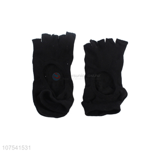 Creative Design Black Five Fingers Socks Ladies Ankle Socks