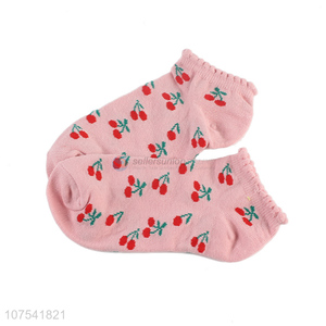 Fashion Style Colorful Female Socks Soft Ladies Short Socks