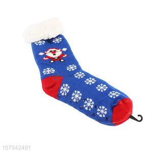 New Design Winter Warm Anti-Slip Floor Socks Thicken Christmas Socks