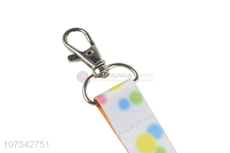 Fashion Polyester Thermal Transfer Neck Lanyard Cell Phone Lanyard