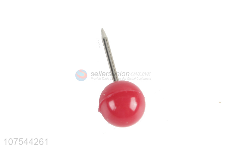 High quality round plastic head push pins with plastic box