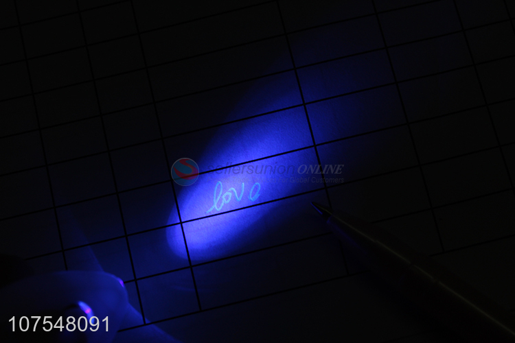 China factory led uv light invisible marker secret message pen