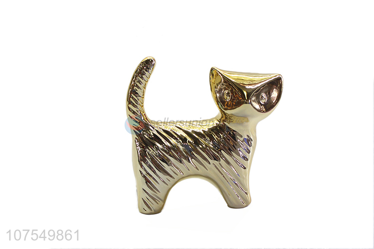 Wholesale Fox Shape Ceramic Ornaments Home Decoration