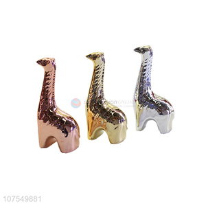 High Sales Giraffe Ceramic Ornaments Exquisite Home Decoration