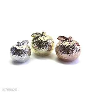 Good Factory Price Decorative Ceramic Fruit Shape Mangosteen Figurine