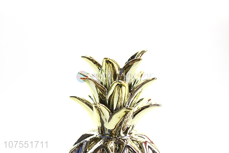 Good Price Pineapple Shape Ceramic Ornaments Exquisite Decoration