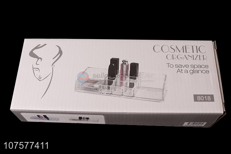 New Design Clear Plastic Makeup Lipstick Organizer For Cosmetics