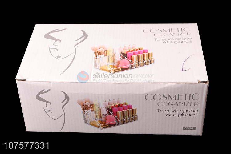 Factory Sell Clear Cosmetics Storage Box Plastic Cosmetic Organizer