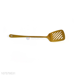 New arrival gold stainless iron slotted turner kitchen utensils