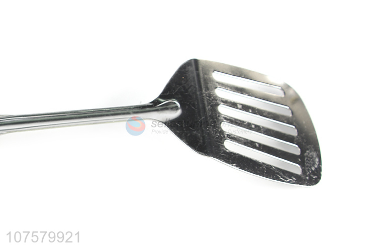 Latest products kitchen cookware stainless iron slotted fish turner