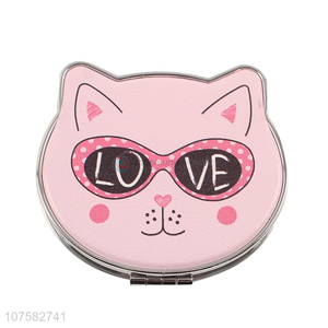 Fashion Foldable Cosmetic Mirror Cartoon Pocket Mirror