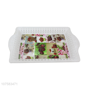 Top Quality Fashion Food Salver Plastic Serving Tray