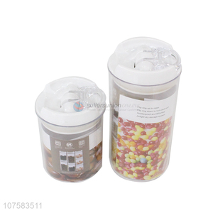 High Quality Kitchen Plastic Sealed Jar Food Storage Jar