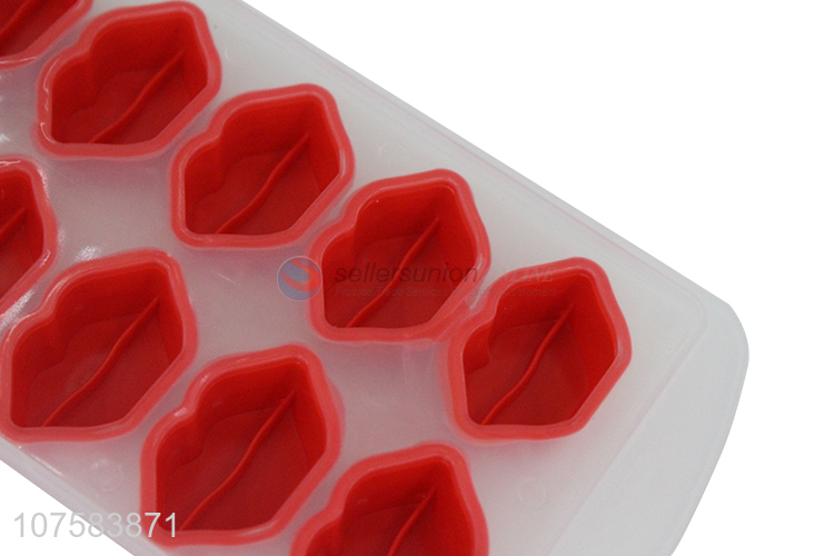 Popular Sexy Red Lip Silicone Mold Ice Cube Tray