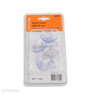 Good sale heavy duty transparent suction cup wall hook for towel