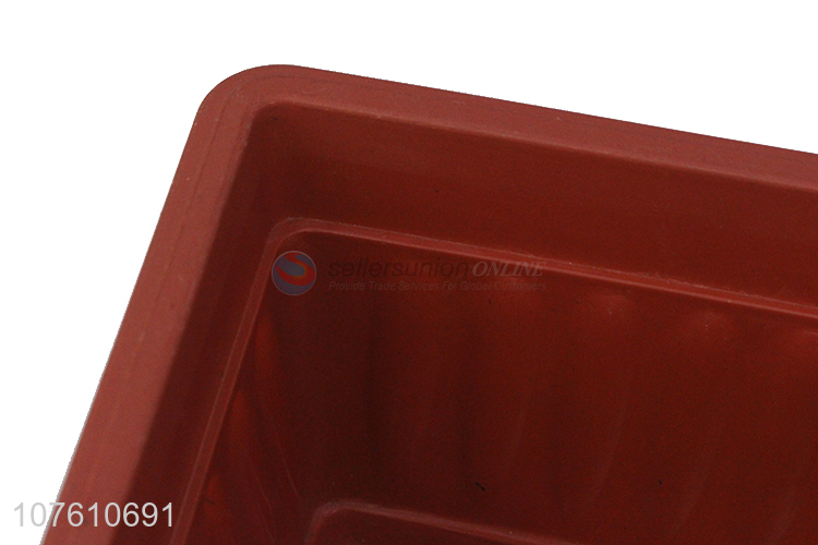 Good sale rectangular plastic flower pot plant container wholesale planter