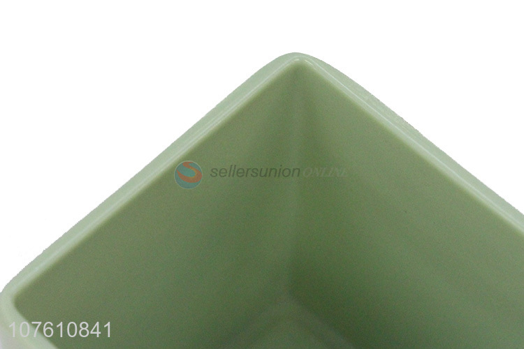 Factory direct sale  square plastic flower pot plant container wholesale planter